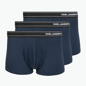 Férfi boxeralsó KARL LAGERFELD Stripe Logo Micro Trunk 3 pár mood indigo (Stripe Logo Micro Trunk A1M47084) kép