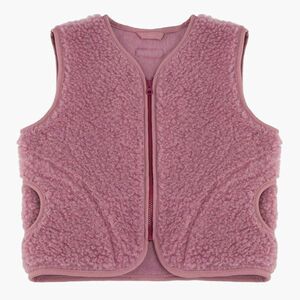 Gyerek mellény KID STORY Merino dusty pink (Merino VESTMERDUPINK) kép