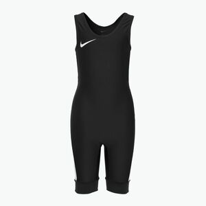Gyerek birkózó singlet Nike Grappler Elite Singlet Youth black/white (Grappler Elite Singlet Youth STKSINGGEY-010) kép