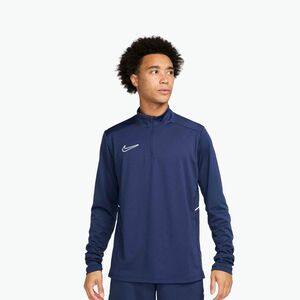Férfi hosszú ujjú futball edzőfelső Nike Academy Dri-Fit Drill Top midnight navy/midnight navy/white (Academy Dri-Fit Drill Top HJ3783-410) kép