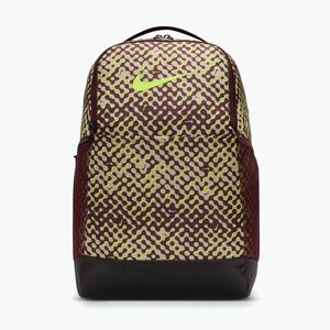 Edző hátizsák Nike Brasilia 9.5 24 l burgundy crush/black/volt (Brasilia HV6596-652) kép