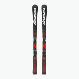 Gyerek alpesi sílécek Nordica Doberman Combi Pro S + wiązania J7.0 FDT anthracite/red (Doberman Combi Pro S + J7.0 FDT 0A5497ME001) kép