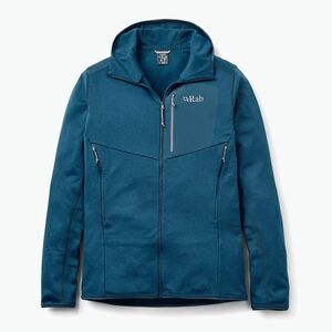 Férfi kapucnis pulóver Rab Ascendor Hoody tempest blue (Ascendor Hoody QFG-62-TMB) kép