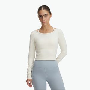 Női hosszú ujjú edzőfelső Under Armour Train Seamless stone/white (Train Seamless 1379150-279) kép