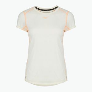 Női futópóló Mizuno DryAeroFlow Tee pristine (DryAeroFlow Tee J2GAB20410) kép