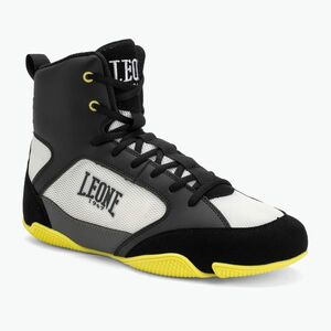 Bokszcipők LEONE 1947 Premium Boxing black/lime/black/lime (Premium Boxing CL110) kép
