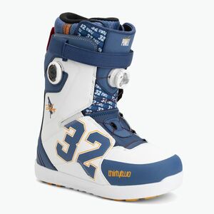 Férfi snowboard cipő ThirtyTwo Lashed Double Boa Zeb ʼ25 navy/white (Lashed Double Boa Zeb '25 T.26.BTM.LXD.BU) kép