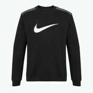 Férfi pulóver Nike Sportswear Fleece Crew black/iron grey (Sportswear Fleece Crew FN0245-010) kép