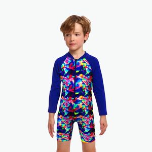 Gyerek UPF 50+ fürdőoverál Funky Trunks Go Jump Suit wet wave (Go Jump Suit FTS024B7222103) kép