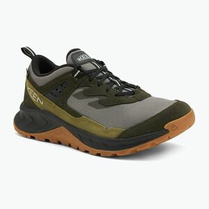 Férfi túracipő KEEN Hightrail Waterproof Steel grey/forest night (Hightrail Waterproof Steel 1031121) kép