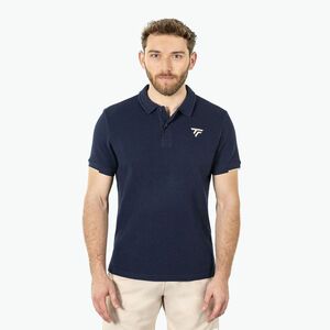 Férfi galléros póló Tecnifibre Waffle navy (Waffle Polo 25POWAMA52) kép