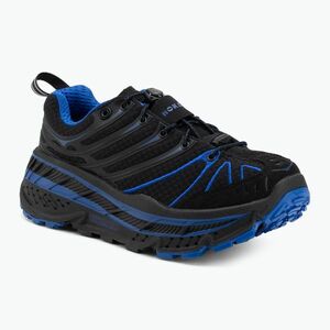 HOKA Stinson Evo OG cipő black/ultramarine (Stinson Evo OG 1155350-BLTR) kép
