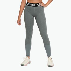 Gyerek leggings Nike Pro Dri-FIT carbon heather/white (Pro Dri-FIT DA1028-091) kép