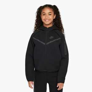 Gyerek pulóver Nike Sportswear Tech Fleece black/black/black (Sportswear Tech Fleece HV8695) kép