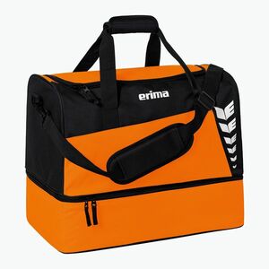 Sporttáska ERIMA Six Wings Sports Bag With Bottom Compartment 35 l orange/black (Six Wings Sports Bag With Bottom Compartment 7232314) kép