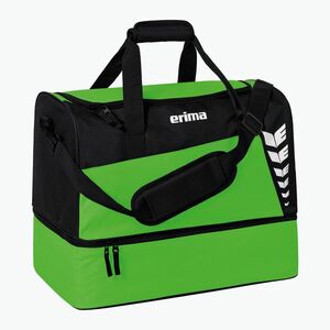 Edzőtáska ERIMA Six Wings Sports Bag With Bottom Compartment 35 l green/black (Six Wings Sports Bag With Bottom Compartment 7232315) kép