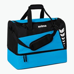 Sporttáska ERIMA Six Wings Sports Bag With Bottom Compartment 35 l Curacao/Black (Six Wings Sports Bag With Bottom Compartment 7232316) kép