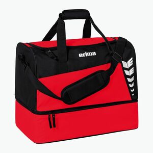 Edzőtáska ERIMA Six Wings Sports Bag With Bottom Compartment 60 l red black (Six Wings Sports Bag With Bottom Compartment 7232311) kép