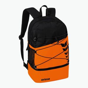 Futball hátizsák ERIMA Six Wings Backpack 25 l orange/black (Six Wings Backpack 7232322) kép