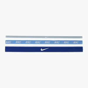Fejpántok Nike Mixed Width Headband 3 db Light Armory Blue/University Blue/White (Mixed Width Headband AC4453-442) kép