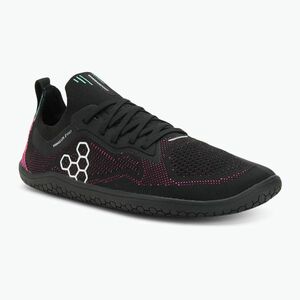 Női barefoot cipő Vivobarefoot Primus Lite Knit obsidian/ vibrant pink (Primus Lite Knit 209304-08) kép