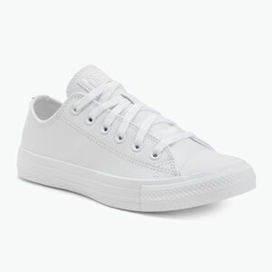 Tornacipő Converse Chuck Taylor All Star Leather white mono (Chuck Taylor All Star Leather 136823C) kép