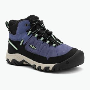 Gyerek túracipő KEEN Targhee IV Mid Waterproof skipper blue/hemlock (Targhee IV Mid Waterproof 1031080) kép