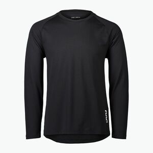 Férfi hosszú ujjú kerékpáros POC DH Jersey carbon black (DH Jersey 52820) kép