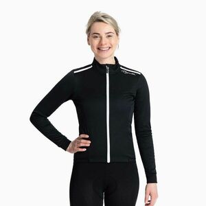 Női kerékpáros dzseki Rogelli Pesara Winter W black/white (Pesara Winter W 010-317-0) kép