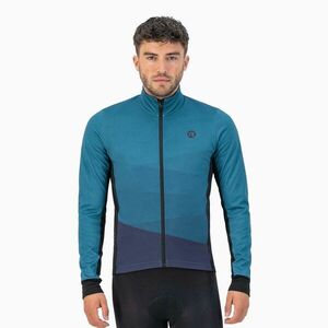 Férfi kerékpáros dzseki Rogelli Tarax Winter Jacket blue (Tarax Winter Jacket ROG352041) kép