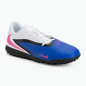 Férfi focicipő Nike Phantom 6 Low Club TF Racer Blue/White/Pink Blast (Phantom 6 Low Club TF HQ2324-446) kép