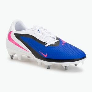 Férfi focicipők Nike Phantom 6 Low Academy SG racer blue/white/pink blast (Phantom 6 Low Academy SG HQ2315-446) kép