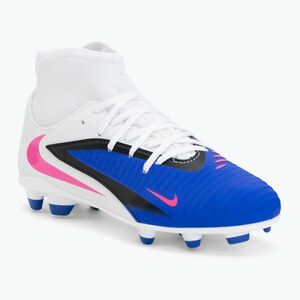 Gyerek focicipő Nike Phantom 6 High Club FG/MG racer blue/white/pink blast (Phantom 6 High Club FG/MG HQ2022-446) kép