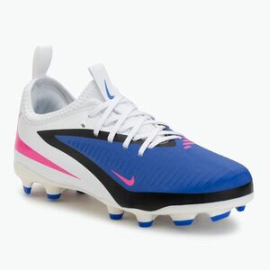 Gyerek focicipő Nike Phantom 6 Low Academy FG/MG Jr racer blue/white/pink blast (Phantom 6 Low Academy FG/MG Jr HM9203-446) kép