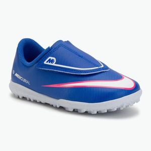 Gyerek focicipő Nike Mercurial Vapor 16 Club TF racer blue/white (Mercurial Vapor 16 Club TF FQ8291-446) kép