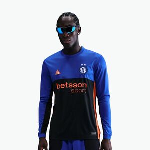 Férfi hosszú ujjú futballmez Nike Inter Milan Stadium SE hyper blue/black/safety orange (Inter Milan Stadium SE IB3144-413) kép
