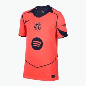 Gyerek focimez Nike FC Barcelona 2025/26 Stadium Third Jr bright mango/midnight navy/midnight navy (FC Barcelona 2025/26 Stadium Third Jr HM4122-855) kép
