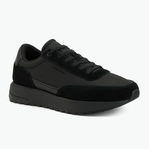 Férfi cipők Calvin Klein HM0HM01714 alacsony szárú fűzős triple black (Low Top Lace Up HM0HM017140GJ) kép