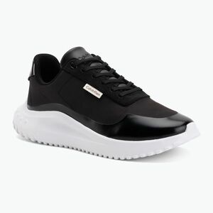 Női cipő Calvin Klein YW0YW02016 Eva Runner Lace Up Mat Mix 0GN black/gun metal (Eva Runner Lace Up Mat Mix YW0YW020160GN) kép
