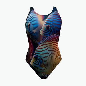 Női egyrészes fürdőruha RAS Colorfish Race Back multicolour (Colorfish Race Back T01338) kép