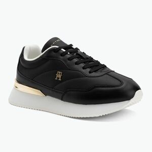 Női cipők Tommy Hilfiger Chic Fashion Runner black/ecru (Chic Fashion Runner FW0FW090330GM) kép