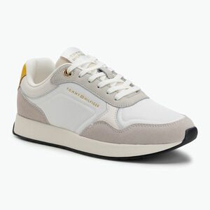 Női cipők Tommy Hilfiger Runner coastal taupe/ecru/yellow (Runner FW0FW0895002U) kép