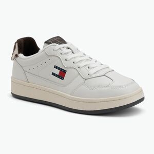 Női cipők Tommy Hilfiger Archive 98 Calf Hair Tab ecru/dark coffee (Archive 98 Calf Hair Tab EN0EN030020HF) kép