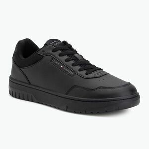 Férfi cipők Tommy Hilfiger Basket Core Lite Leather black (Basket Core Lite Leather FM0FM05713BDS) kép