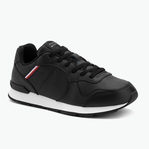 Férfi cipők Tommy Hilfiger Runner Icon Leather black (Runner Icon Leather FM0FM05740BDS) kép