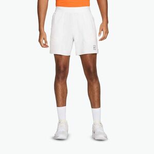 Férfi tenisz rövidnadrág Nike Court Dri-Fit Advantage 6" white/black (Court Dri-Fit Advantage 6" FZ6913-100) kép