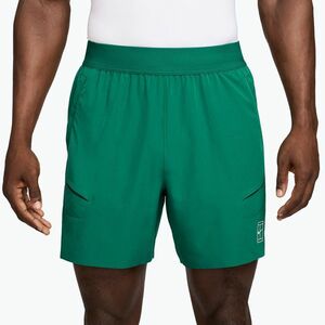 Férfi tenisz rövidnadrág Nike Court Dri-Fit Advantage 6" malachite/white (Court Dri-Fit Advantage 6" FZ6913-365) kép