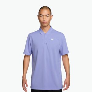 Férfi teniszpóló Nike Court Dri-Fit Polo Solid light thistle/white (Court Dri-Fit Polo Solid DH0857-569) kép