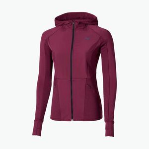 Női futódzseki Mizuno Active Warm Hybrid Full Zip Hooded dark purple (Active Warm Hybrid Full Zip Hooded J2GCC70168) kép