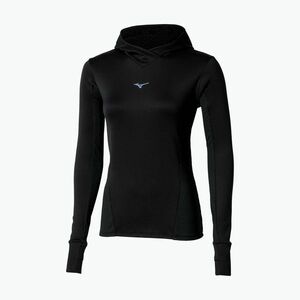 Női futó pulóver Mizuno Active Warm Hooded black (Active Warm Hooded J2GCC70609) kép